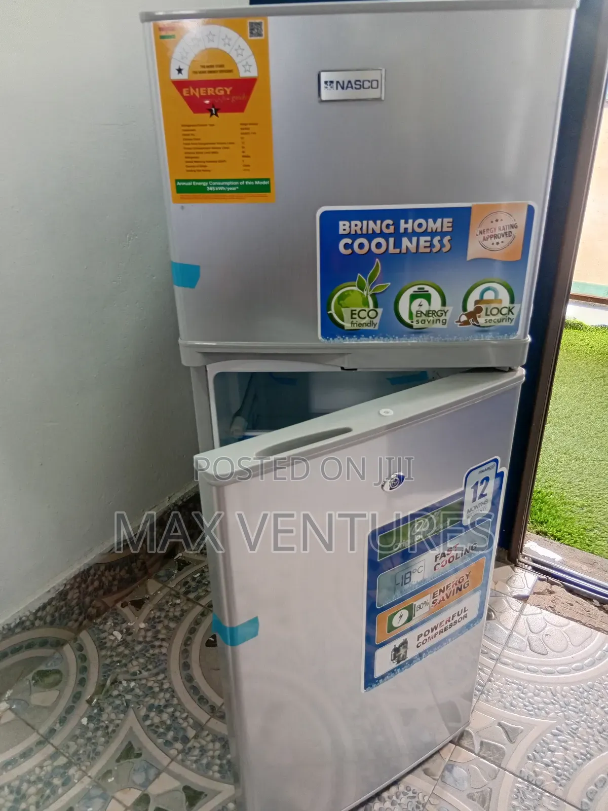 Gigantic Nasco Fridge Freezer Nasf2-14s 108l Energy Set
