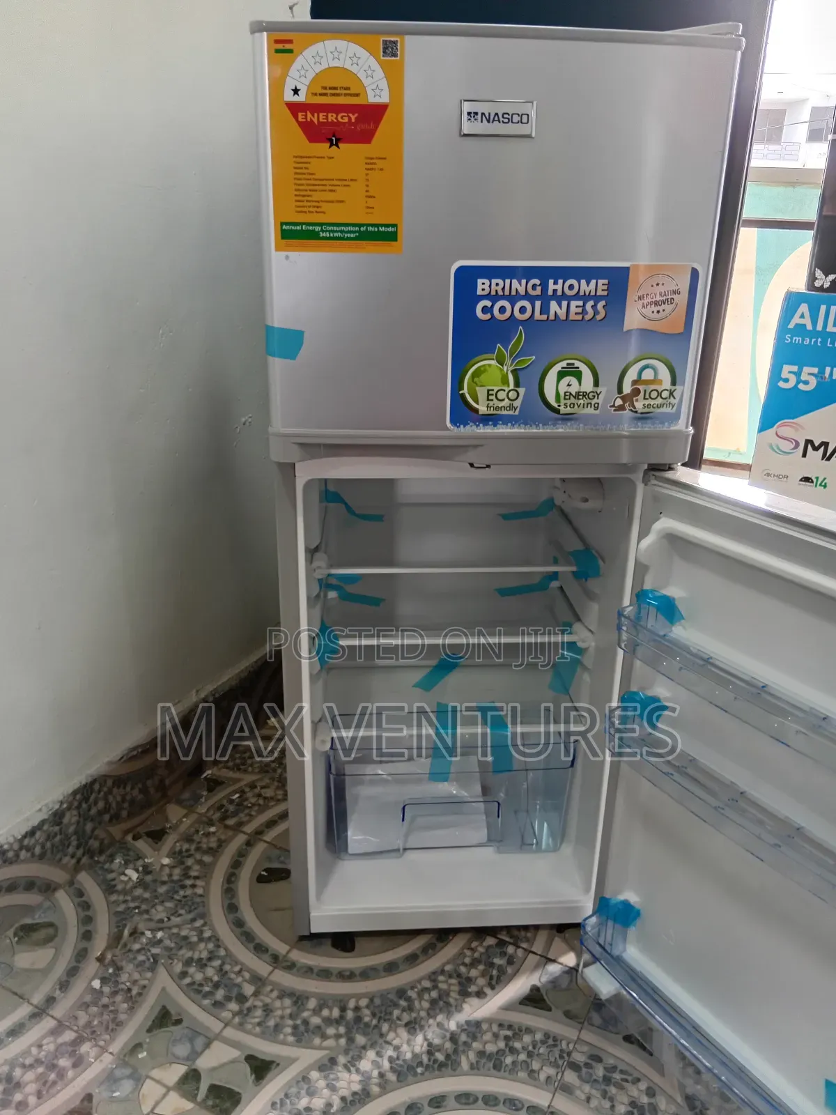 Gigantic Nasco Fridge Freezer Nasf2-14s 108l Energy Set