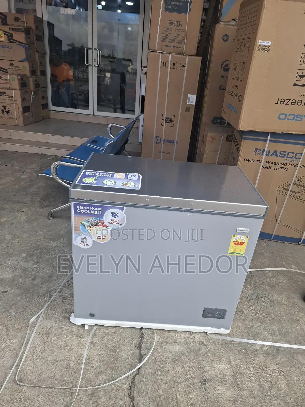 Energy Guide Nasco Freezer 200 Litres for Sale