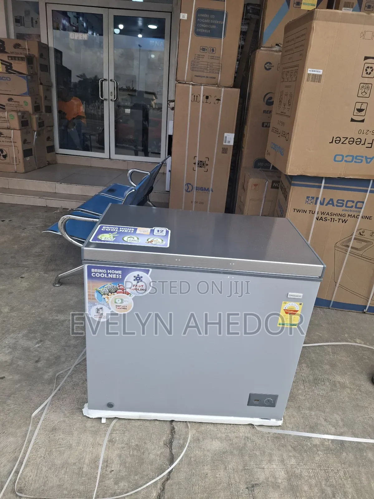 Energy Guide Nasco Freezer 200 Litres for Sale