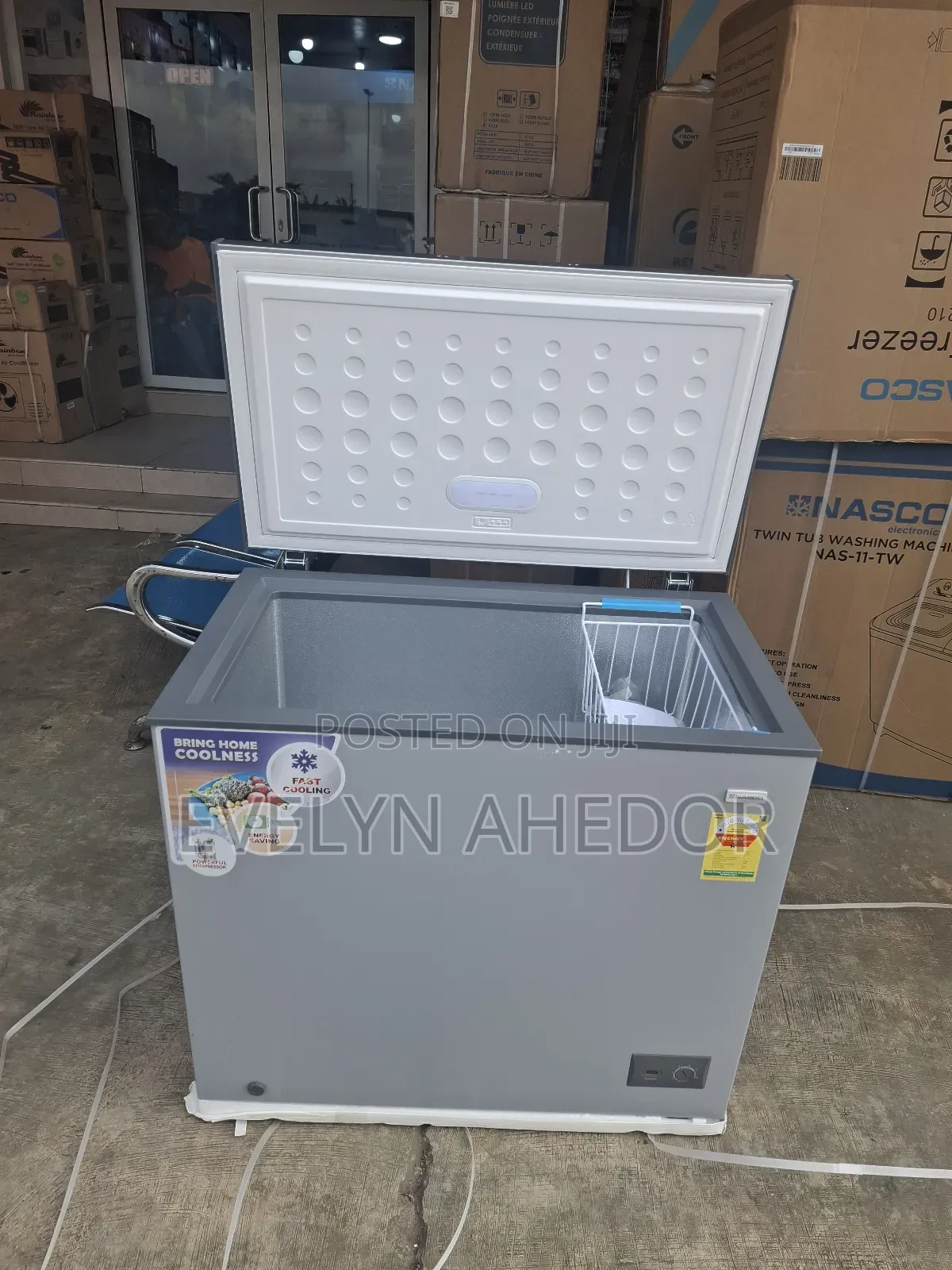 Energy Guide Nasco Freezer 200 Litres for Sale