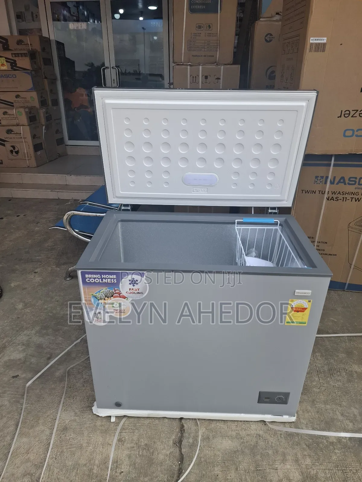 Energy Guide Nasco Freezer 200 Litres for Sale