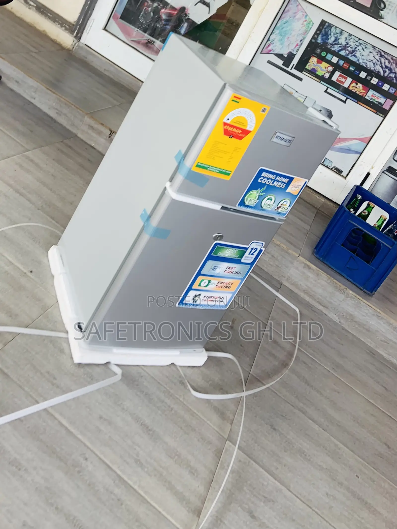 Aquachill Nasf2-120 Topfreezer 2 Doors Grey 90 Liters