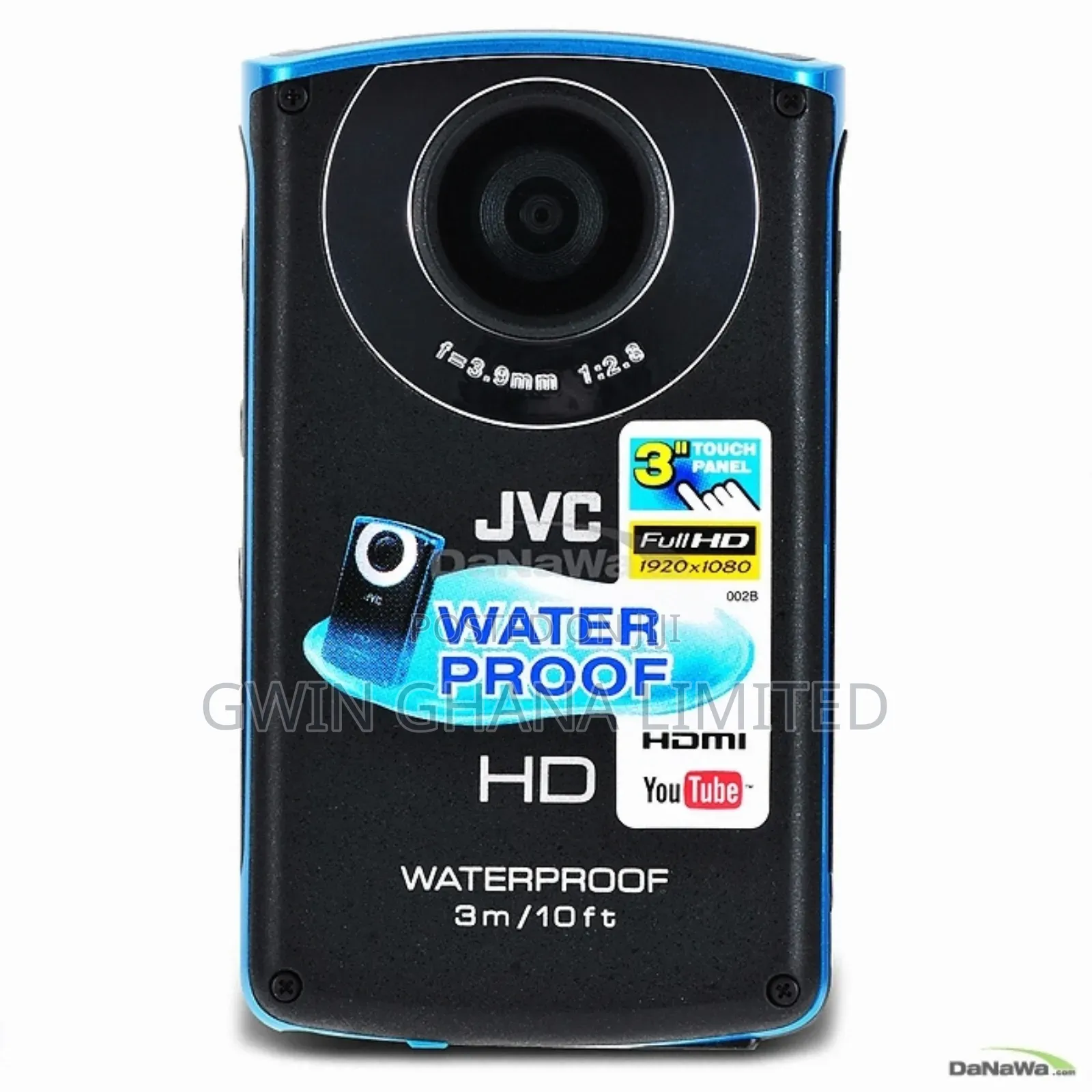 JVC Picsio Gc-Wp10au Waterproof Video Camera/Camcorder,Touch