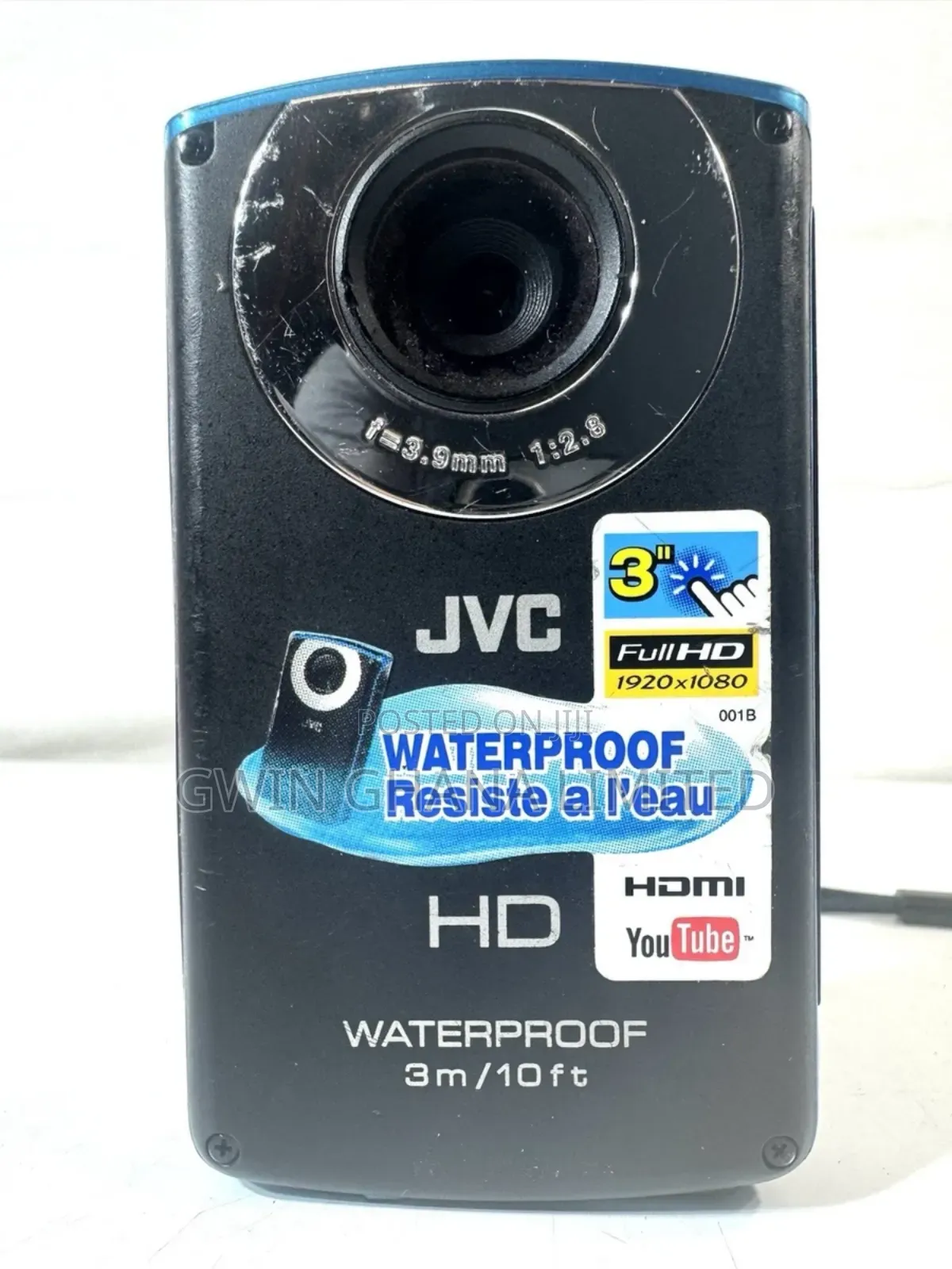 JVC Picsio Gc-Wp10au Waterproof Video Camera/Camcorder,Touch