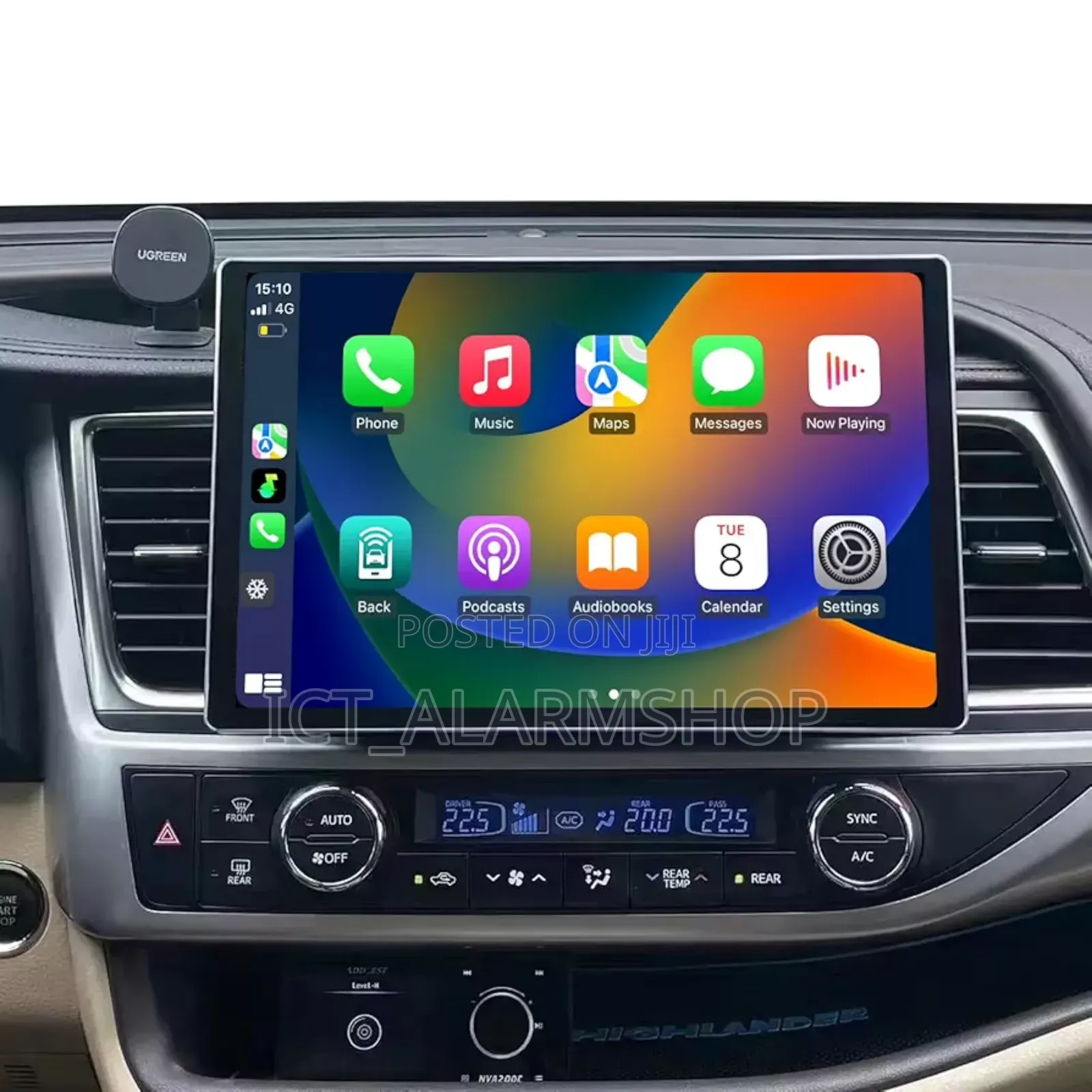 13.1" Qled Android Car Radio Carplay 4g Toyota Highlander