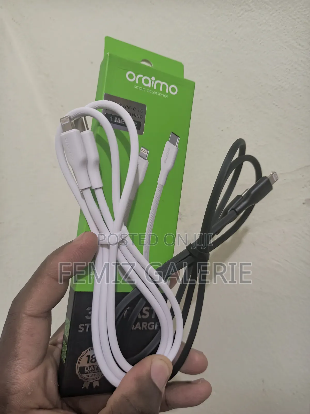 Oraimo Robustline Type-C to Lightning 2.4a Data Cable