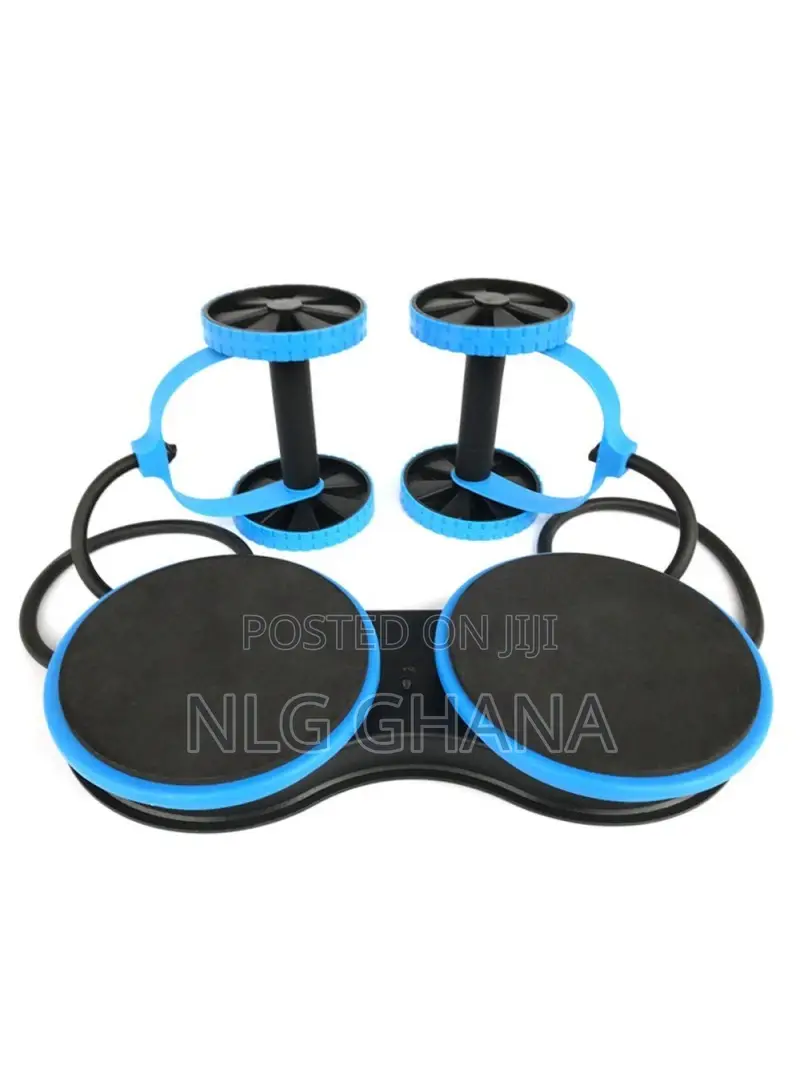 Double Ab Wheel Roller Set Muscle Trainer Home Tvx11301