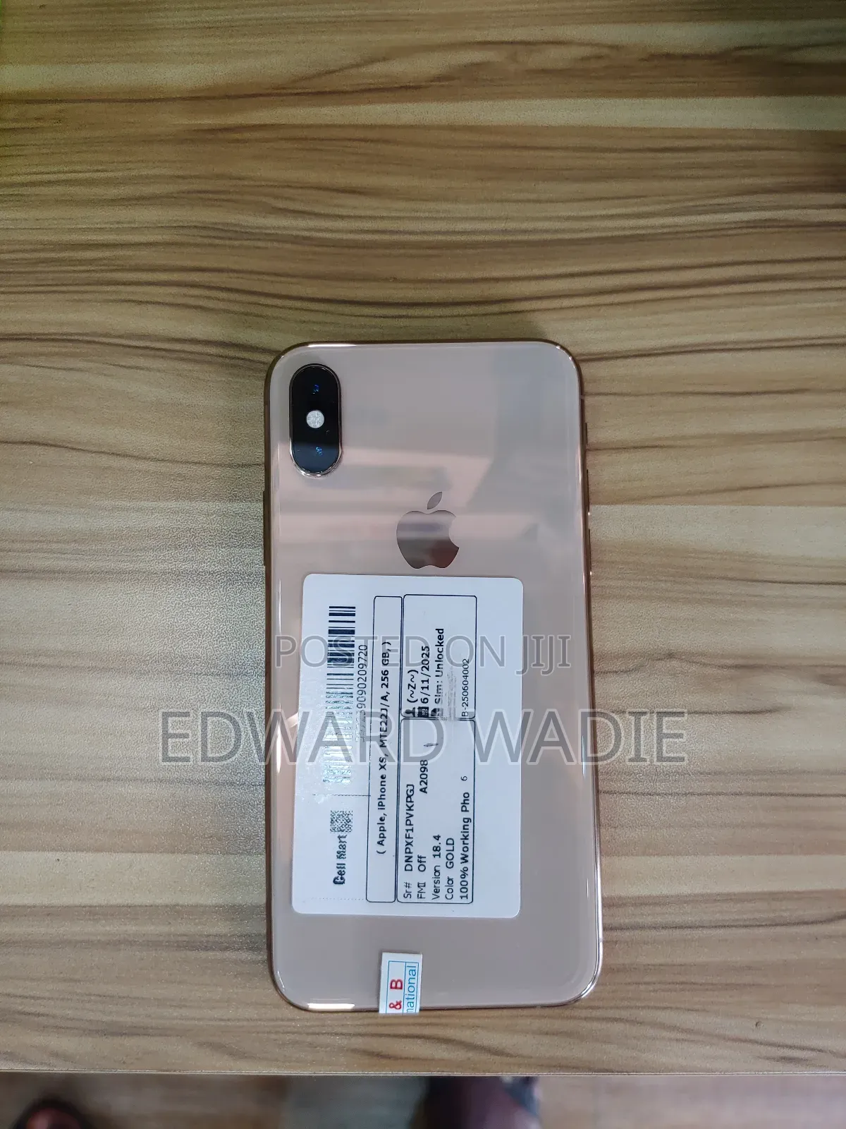 Apple iPhone XS 256 GB Gold
