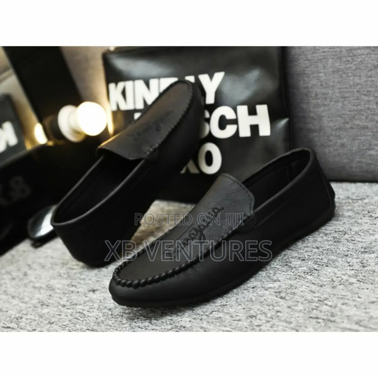Men's Business Slip-on/Loafers Casual All-Match - Black