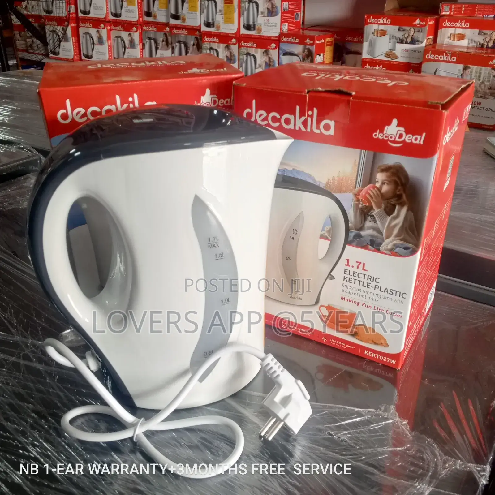 Decakila 1.7l Electric Kettle