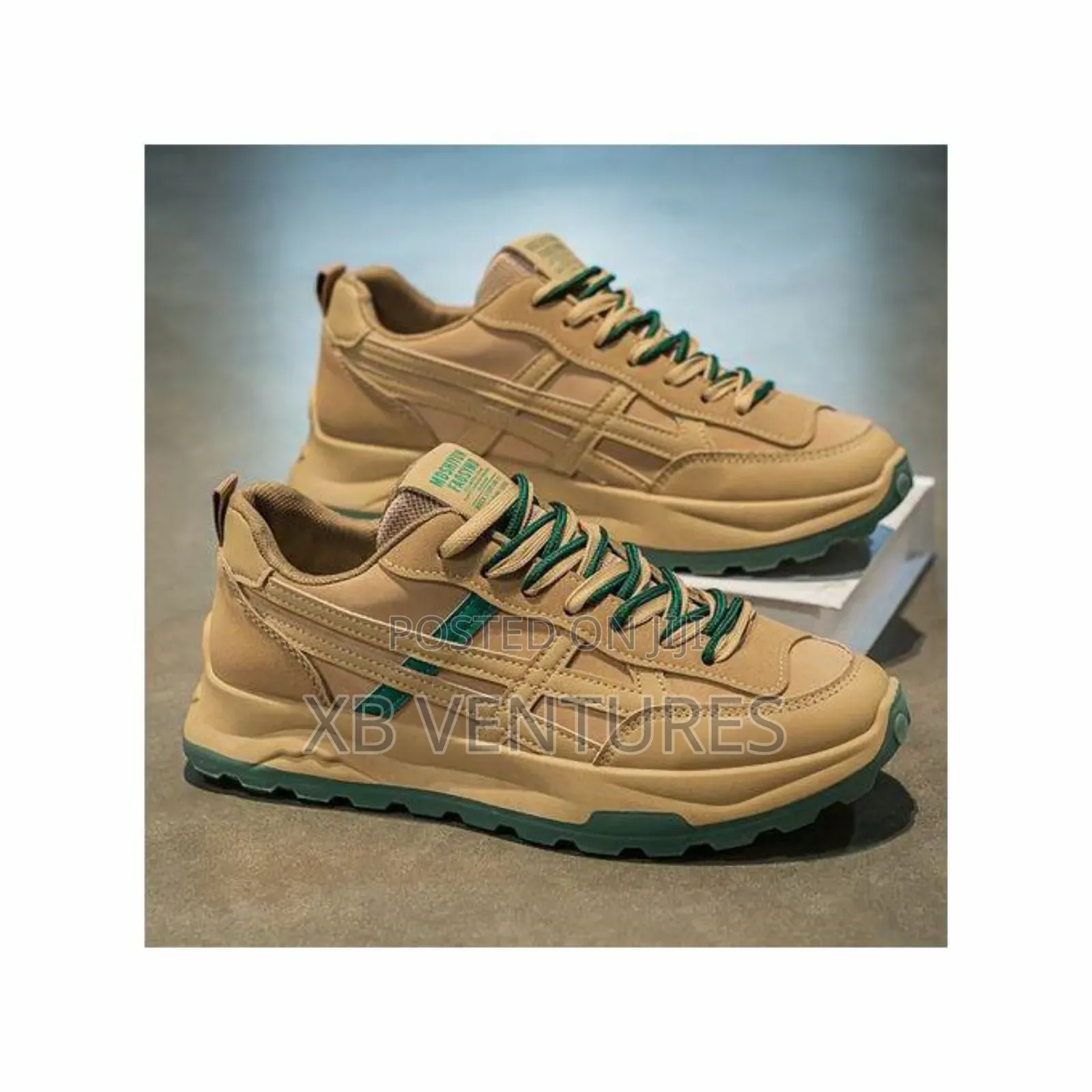 Thick Bottom Non-Slip Soft Sole Outdoor Shoes - Khaki