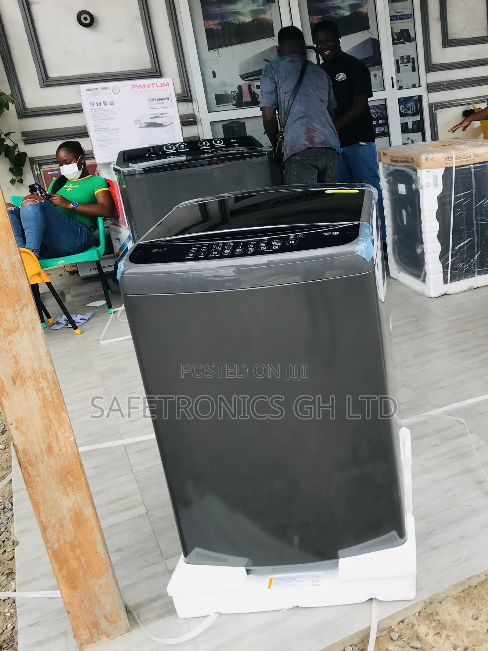 Accurate Dark Grey Smart Lg Fullauto Topload 16kg Washer