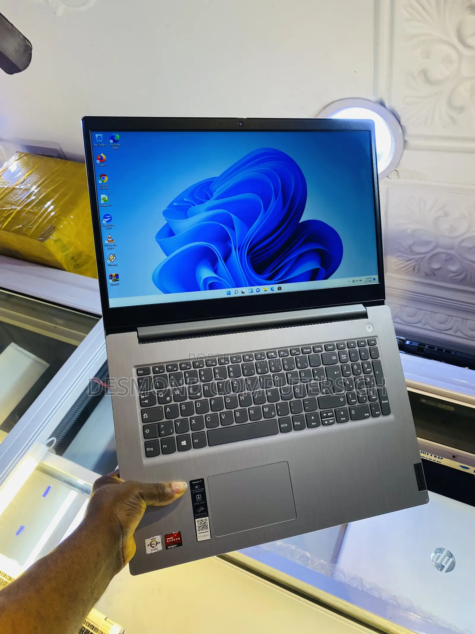 Laptop Lenovo Ideapad 3 8GB AMD Ryzen SSD 256GB