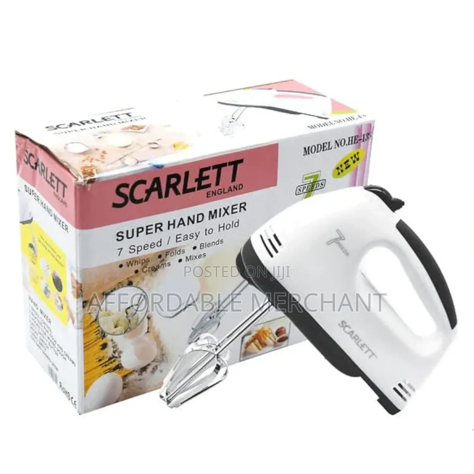 Scarlett Hand Mixer (7 Speed)