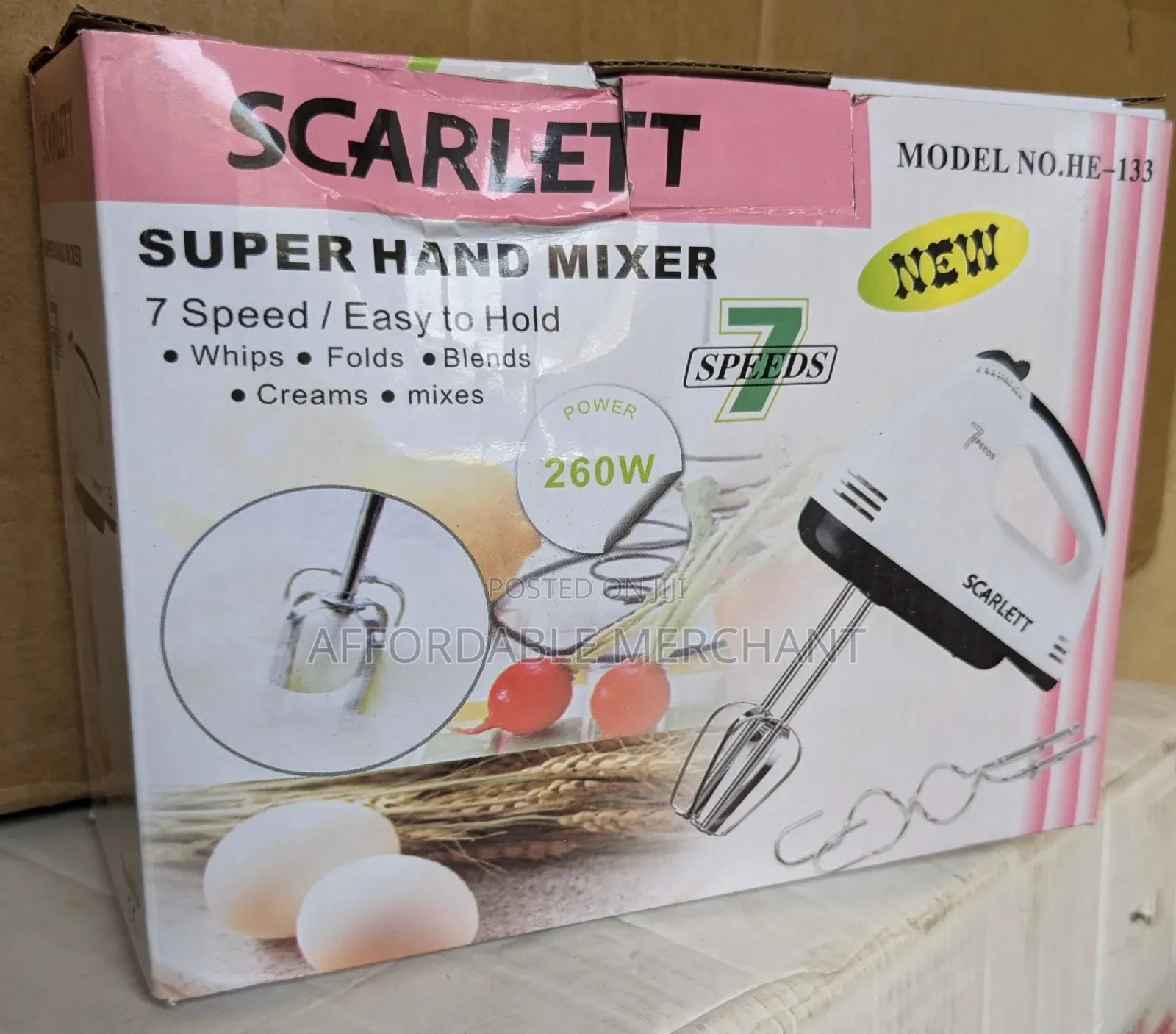 Scarlett Hand Mixer (7 Speed)