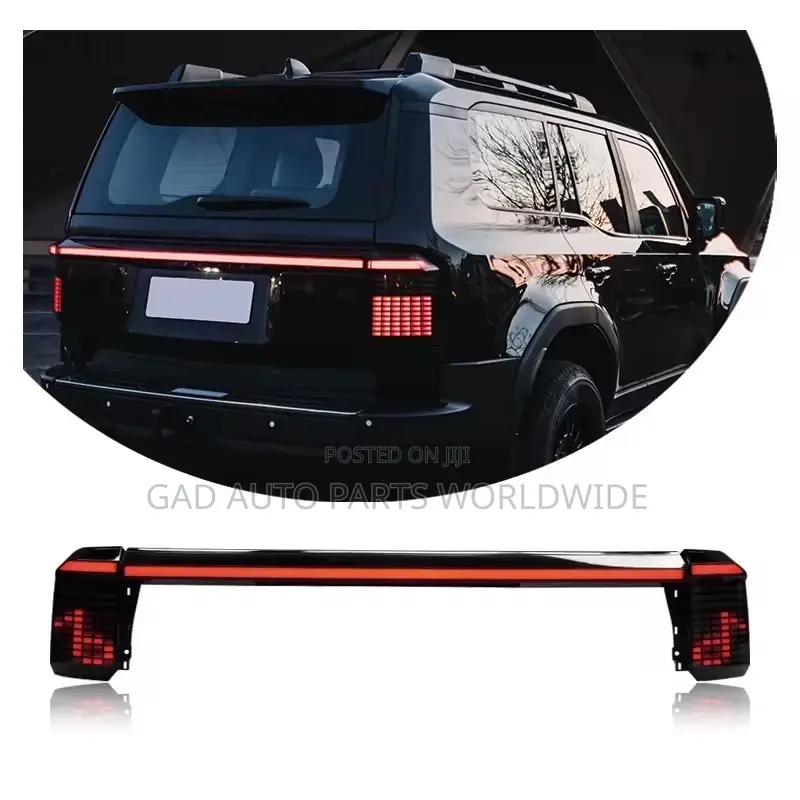 Lan Cruiser Prado Tail Lights With Boot Chrome Led 2024-2025