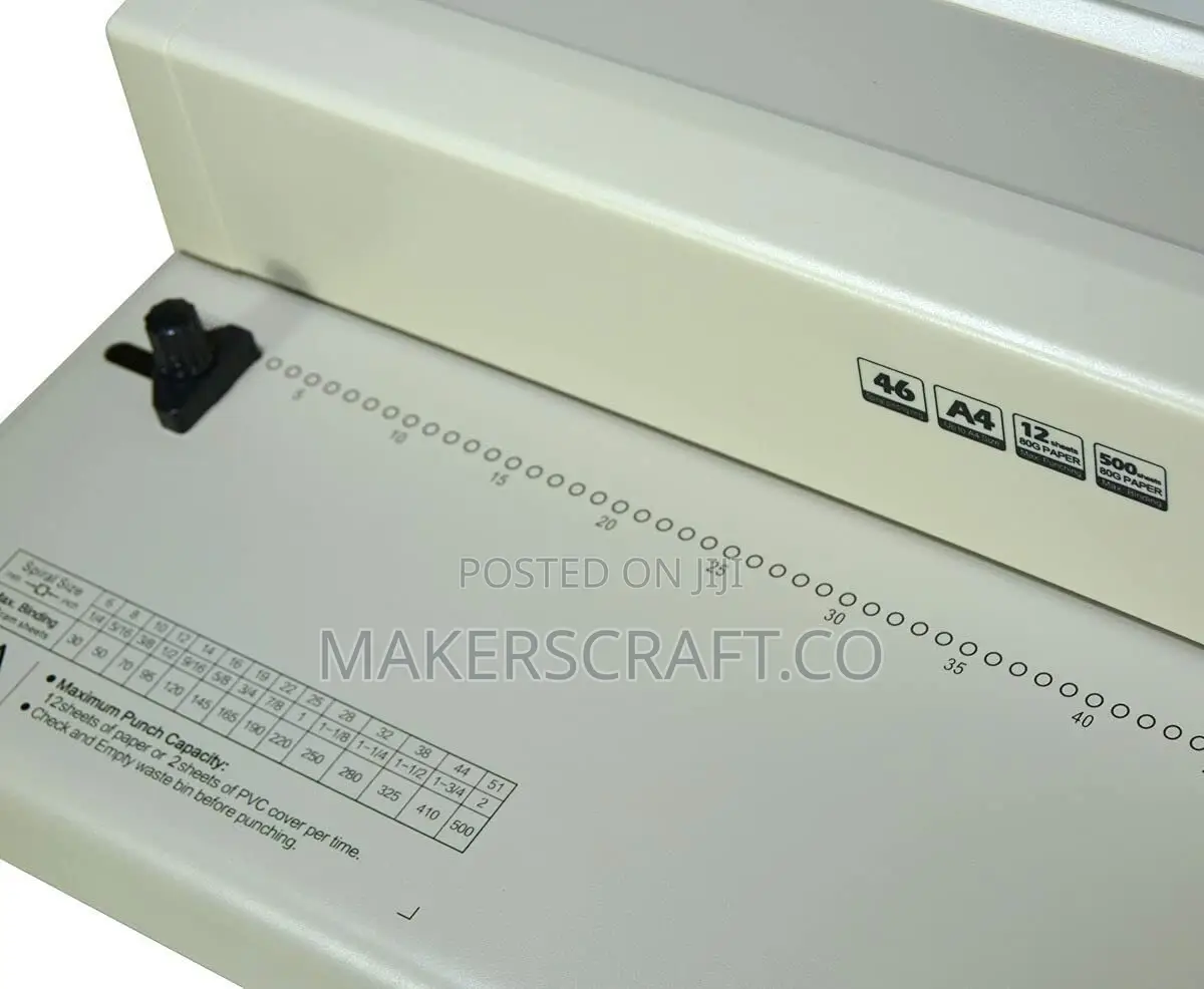 Quality Binding Machine With Capacity Up To 12 Sheets