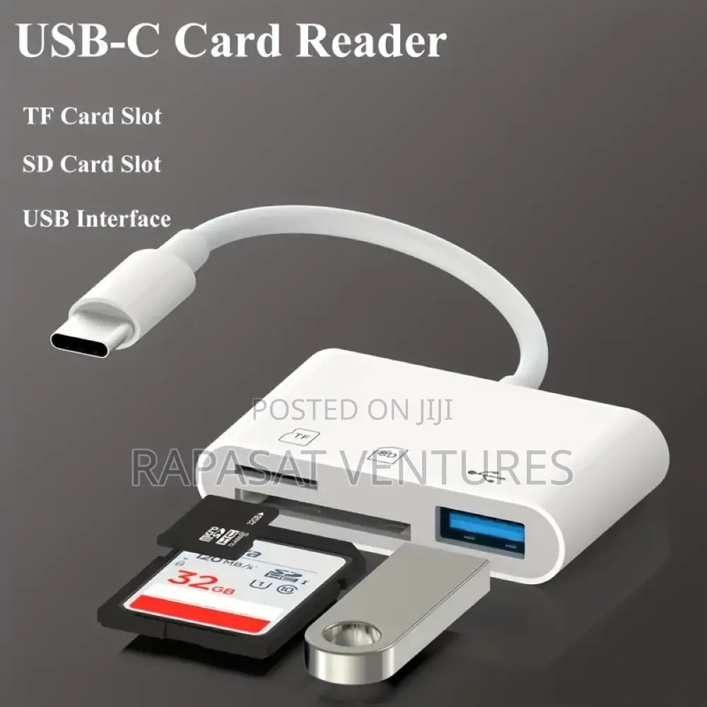 4in1 Card Reader Adapter Usb3.0/Usb-C/Sd/Tf Hub