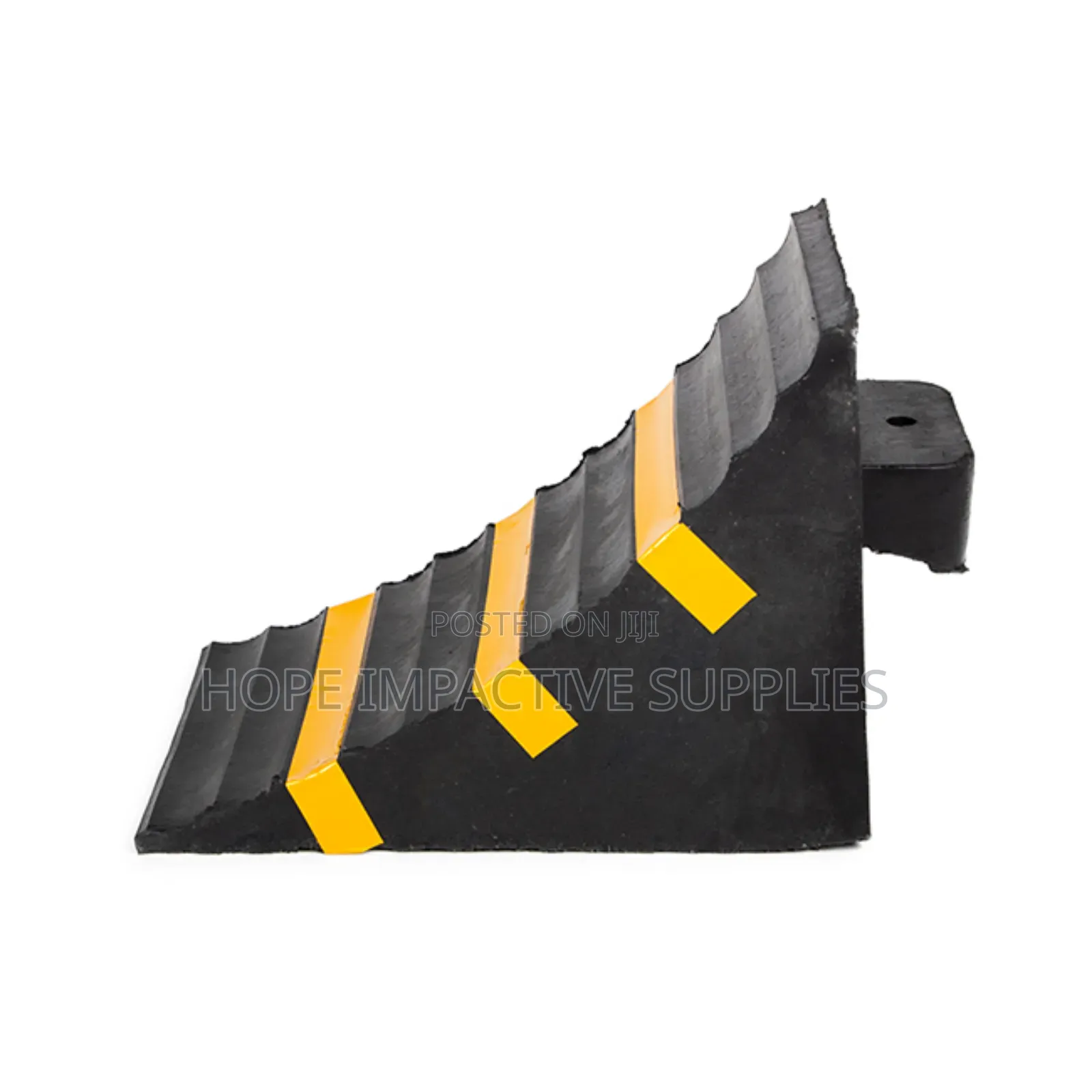 Heavy Duty Wheel Chock - Black.