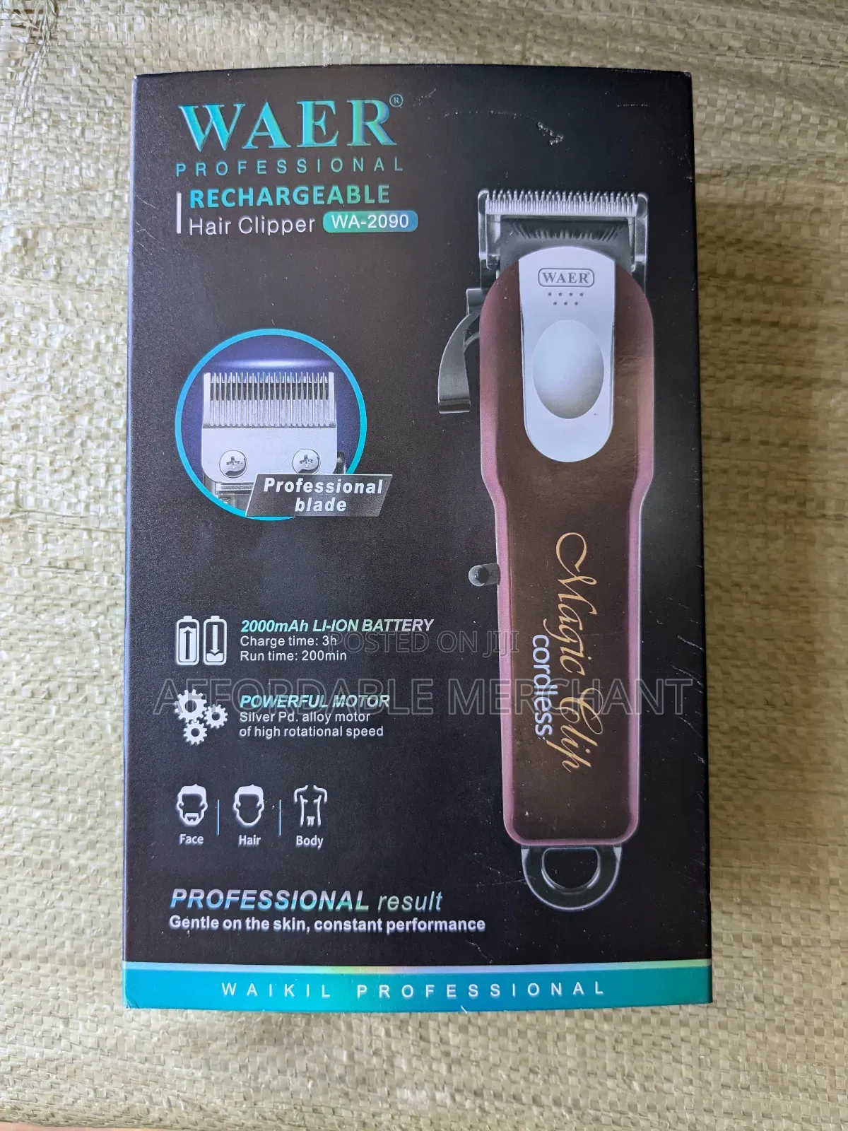 Waer Professional Hair Clipper // Barbering Machine