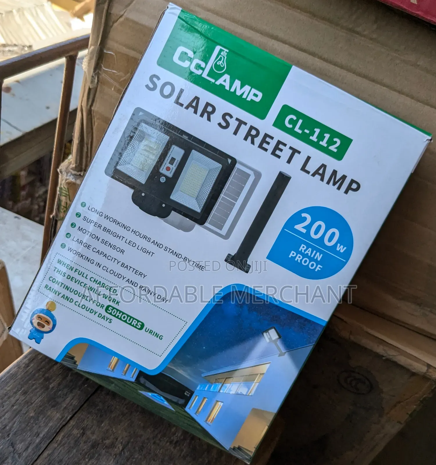 Powerful Solar Street Lamp (200w)