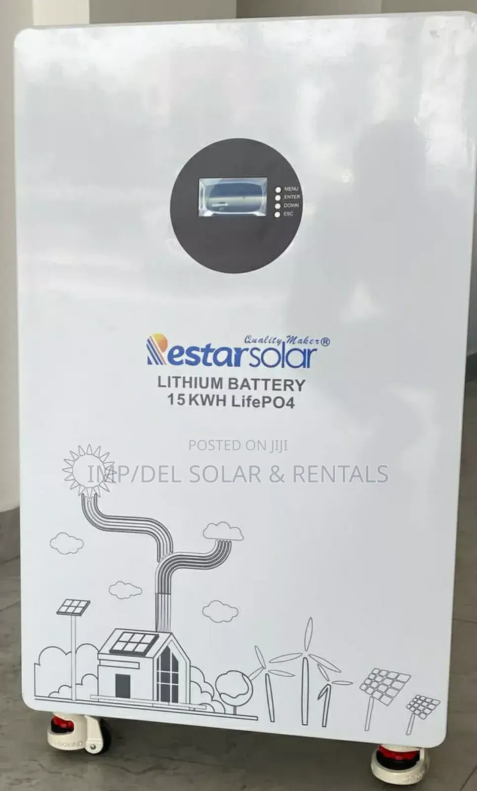 Solar Lithium Battery 15.36kwh 51.2v 300ah