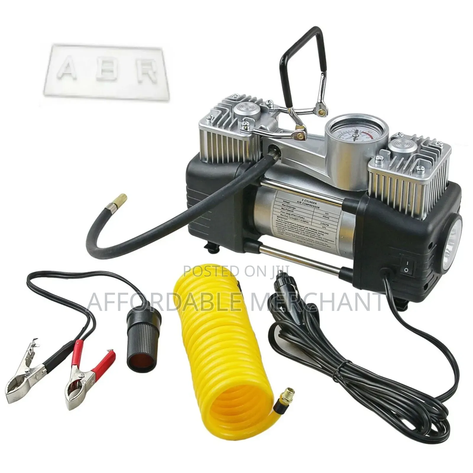 Multifunctional Portable Car Tyre Inflator -Double
Cylinder