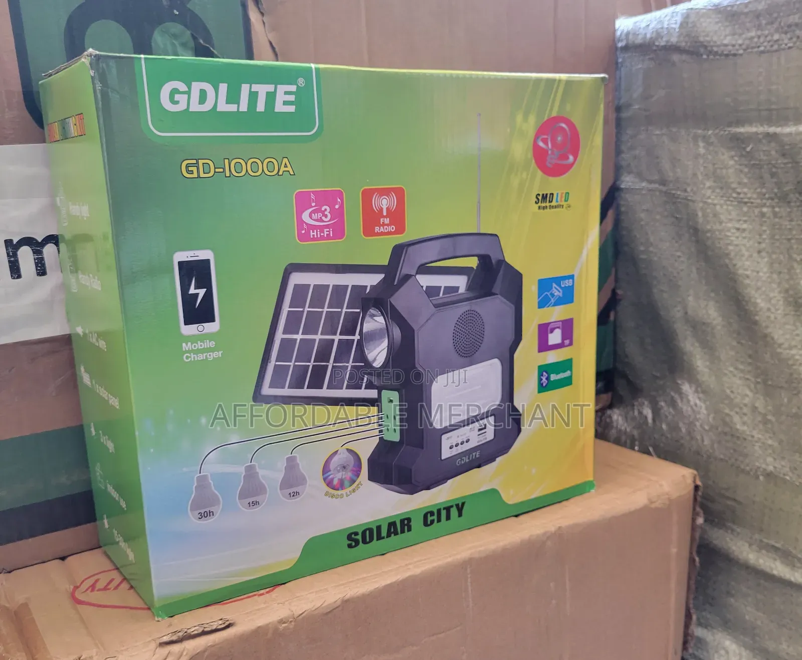 Solar Light With Bluetooth With Solar Panel