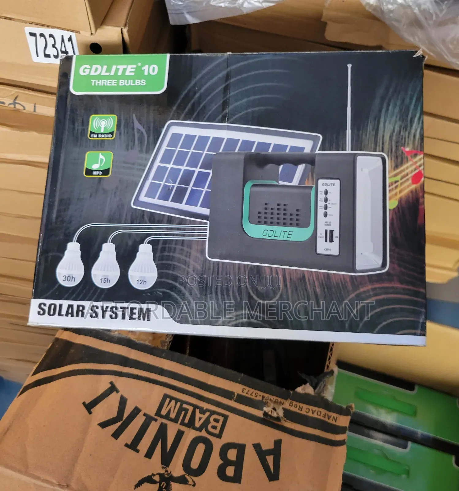 Solar Light With Inbuilt Radio, Bluetooth Usb Port