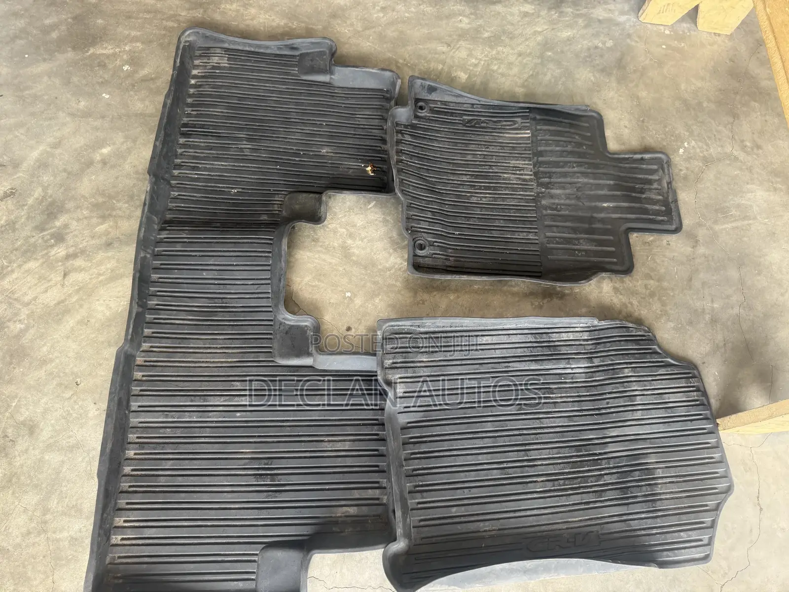 19 Honda Cr-v Factory Rubber Slush Floor Mats W/Cargo Liner