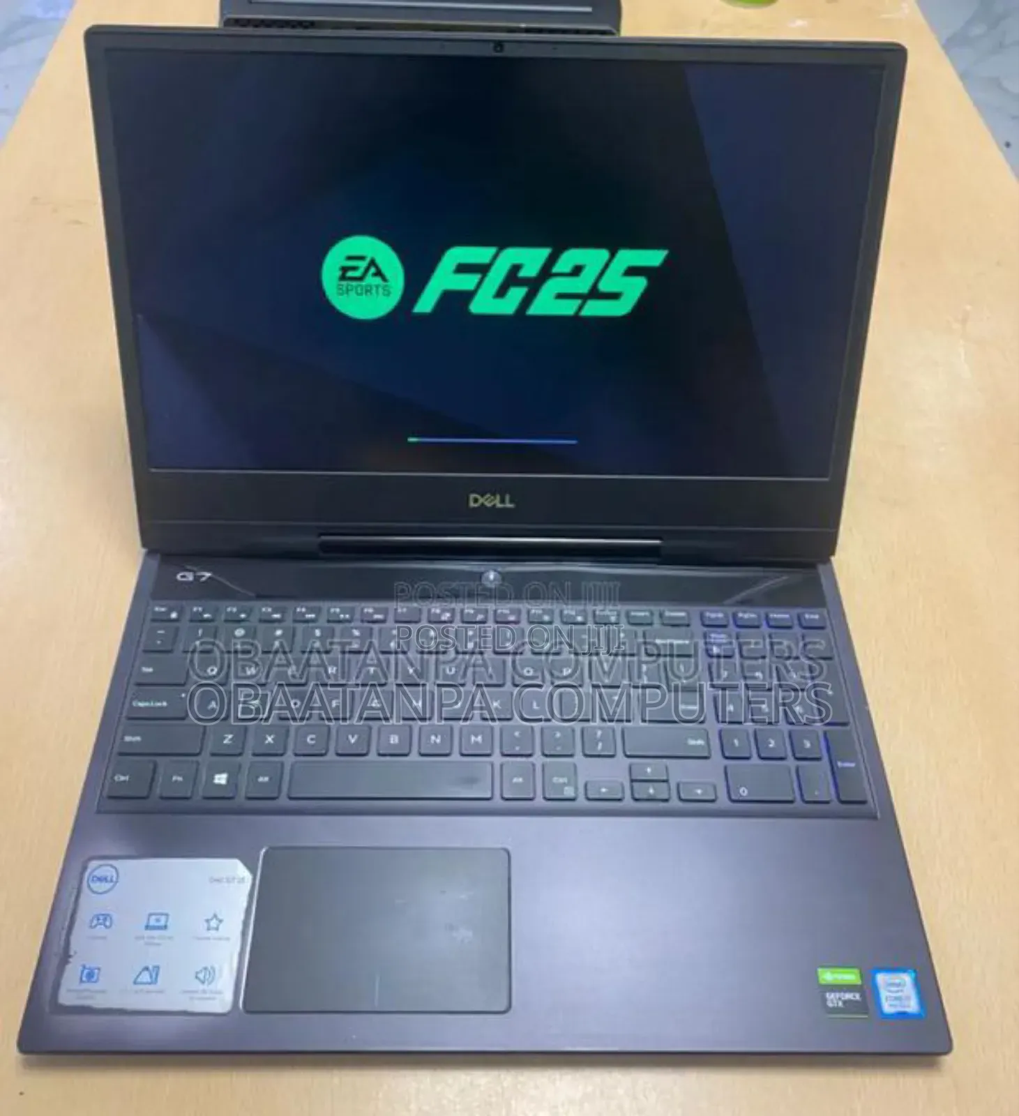 Laptop Dell G7 15 7590 16GB Intel Core i7 SSD 256GB