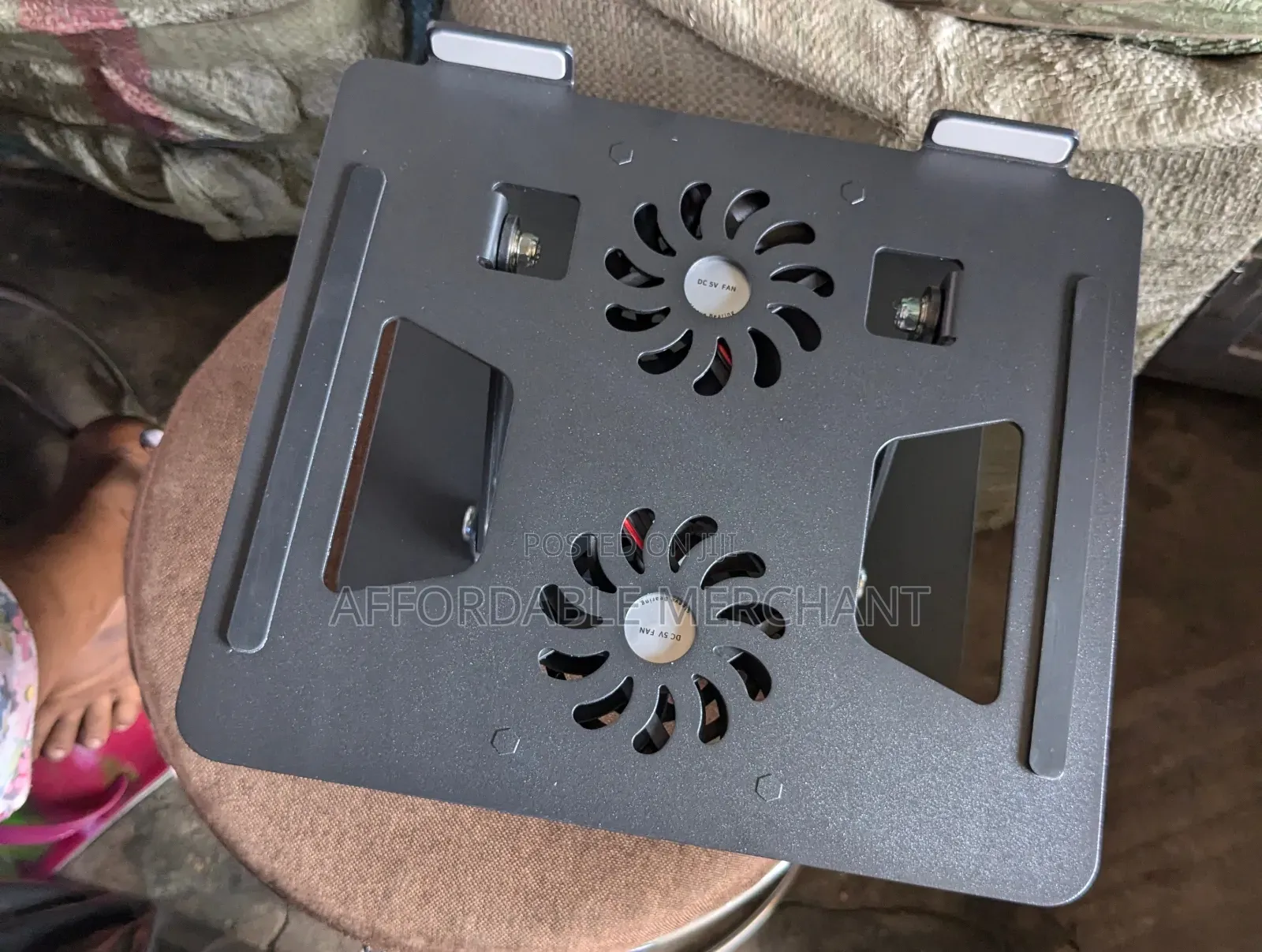 Laptop Stand With Two Cooling Fans