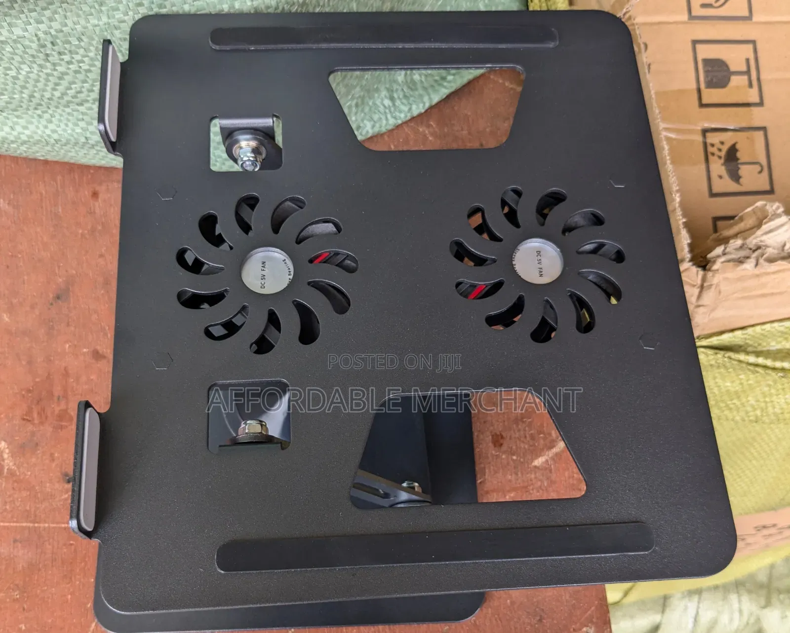 Adjustable Laptop Stand (2 Cooling Fans)