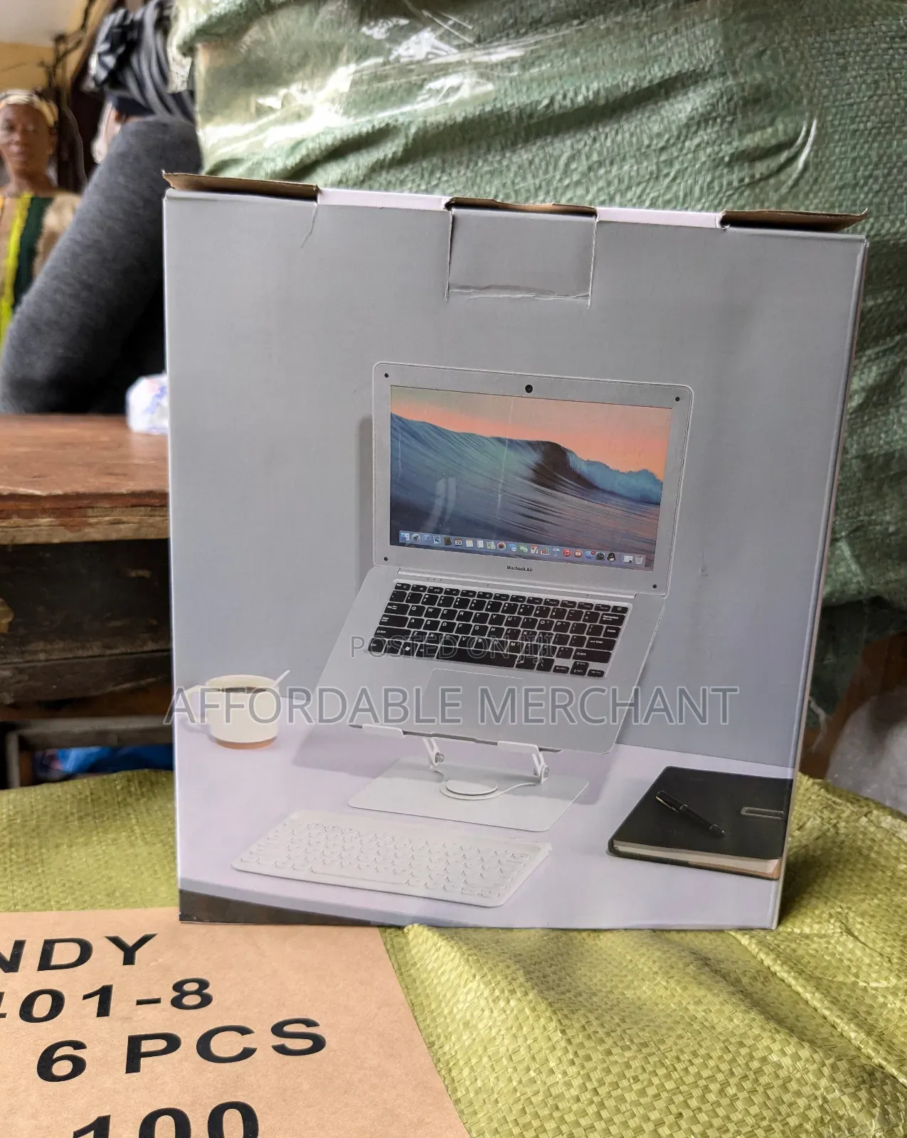 Adjustable Laptop Stand (2 Cooling Fans)