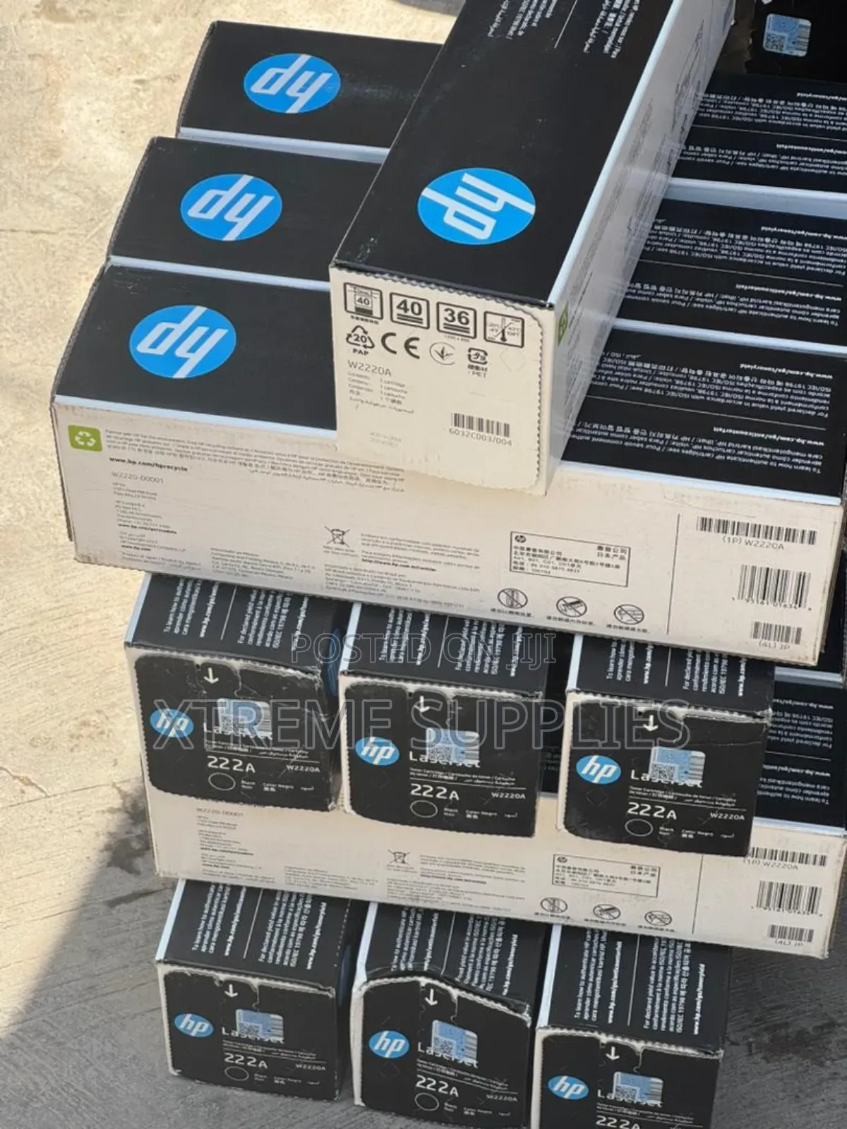 HP 222a Original Black Toner