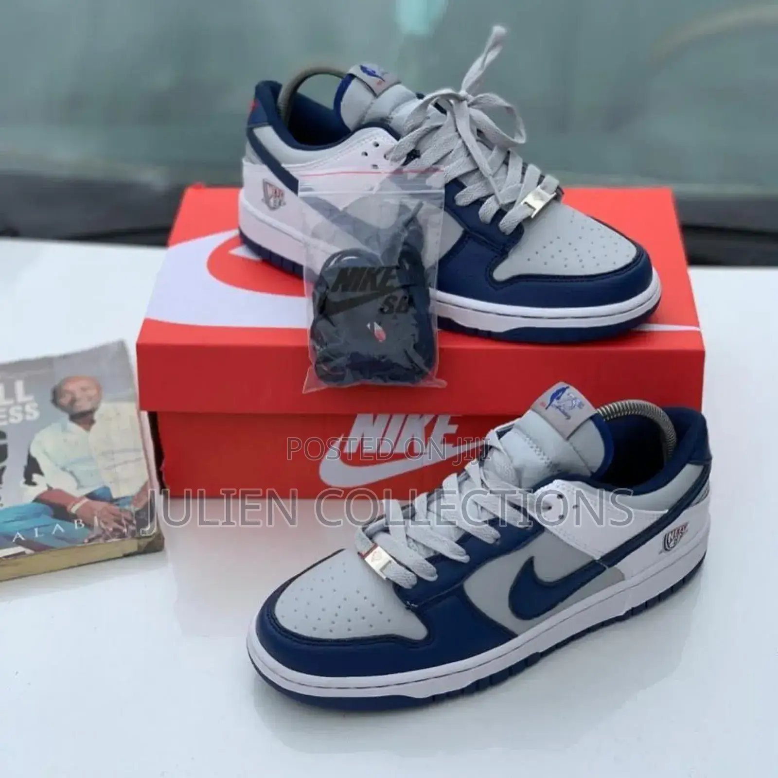 Nike Air Sb Dunk Low Midnight Blue and Ash