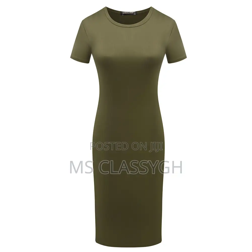 Sexy Short-Sleeved Dress Women's Clothing