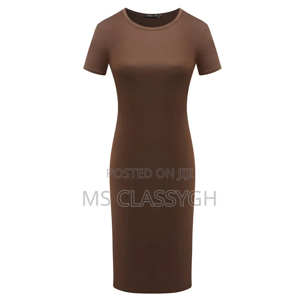 Sexy Short-Sleeved Dress Women's Clothing
