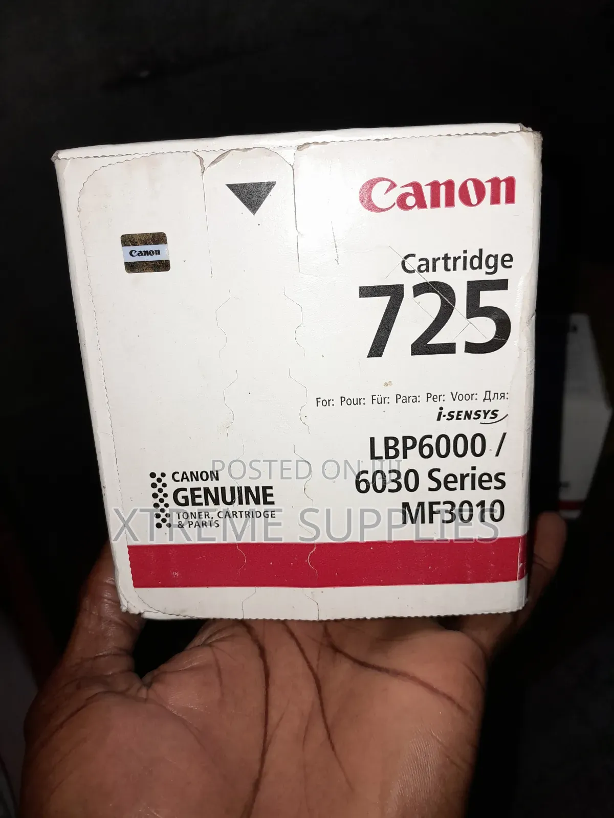 Canon 725 Genuine Toner