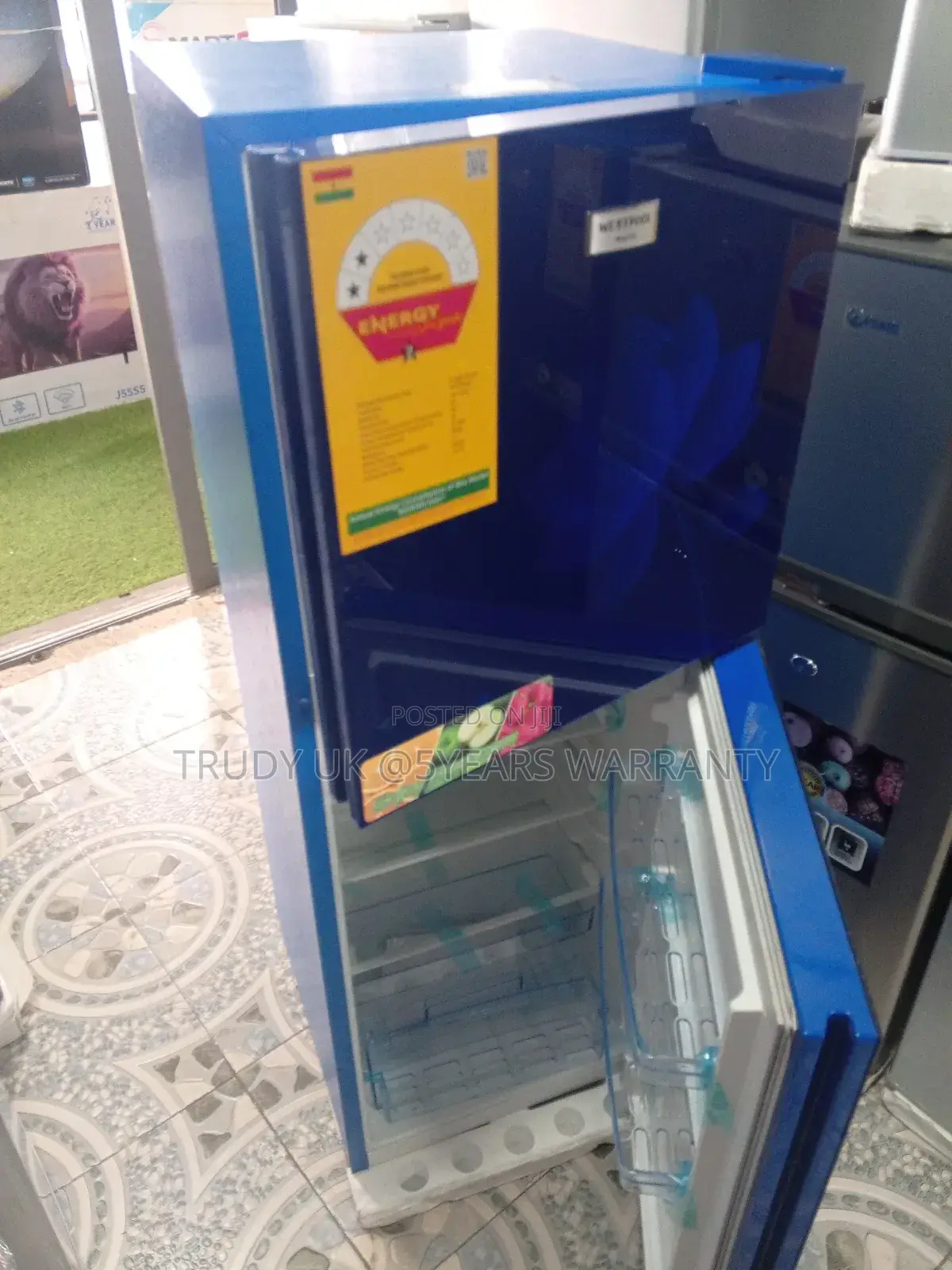 Westpool Mirror Double Door Fridge Freezer Wp-158a Set