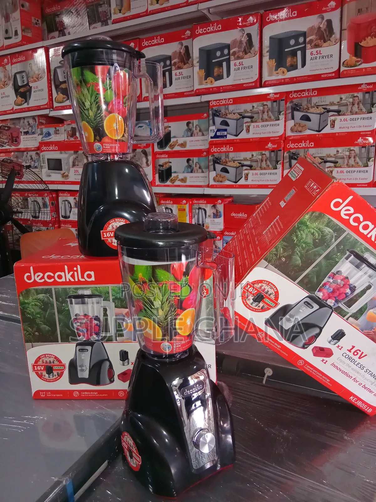 Decakila Blend Anywhere, Cordless Stand Blender 16v