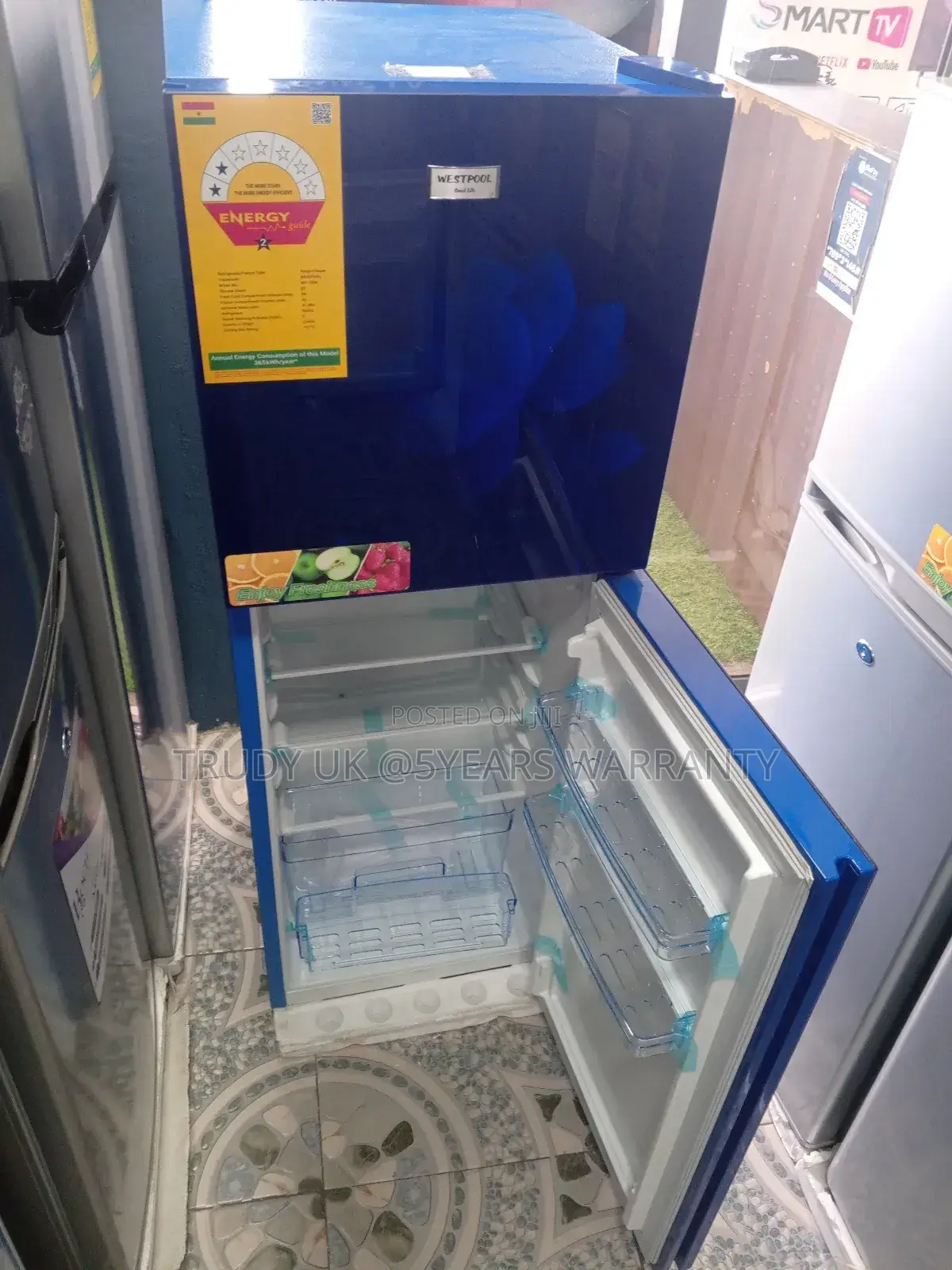 Energy Saving Westpool Wp-158a Fridge Freezer System Set