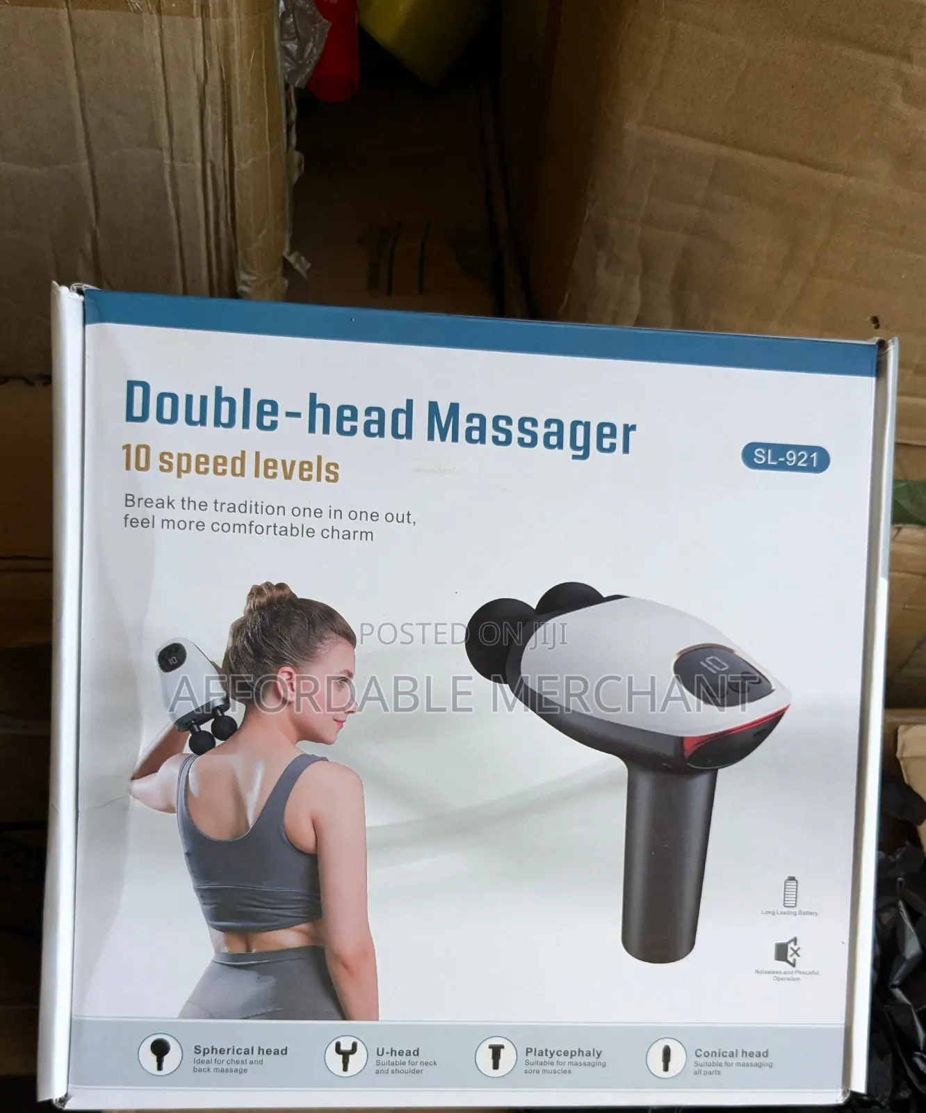 Double-Head Massager 10 Speed Levels