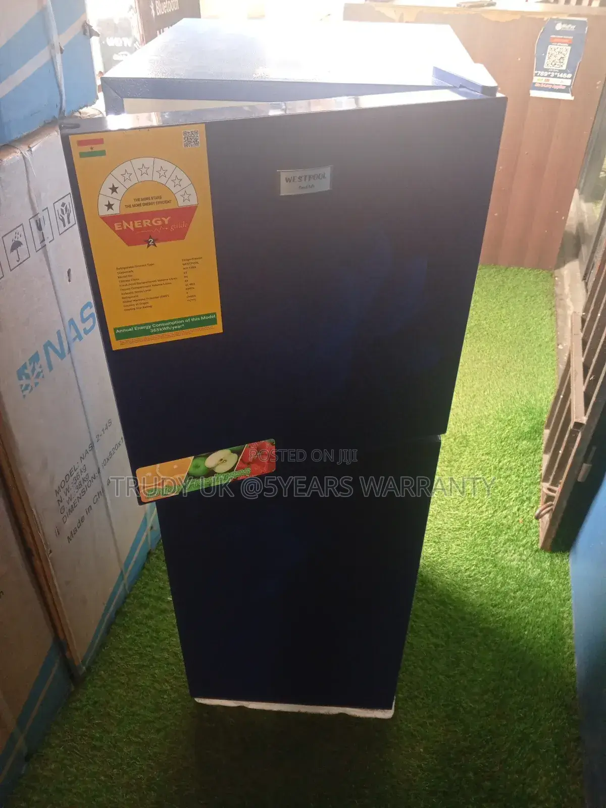 Merely 138l Westpool Fridge Freezer Systematic Cooling Set