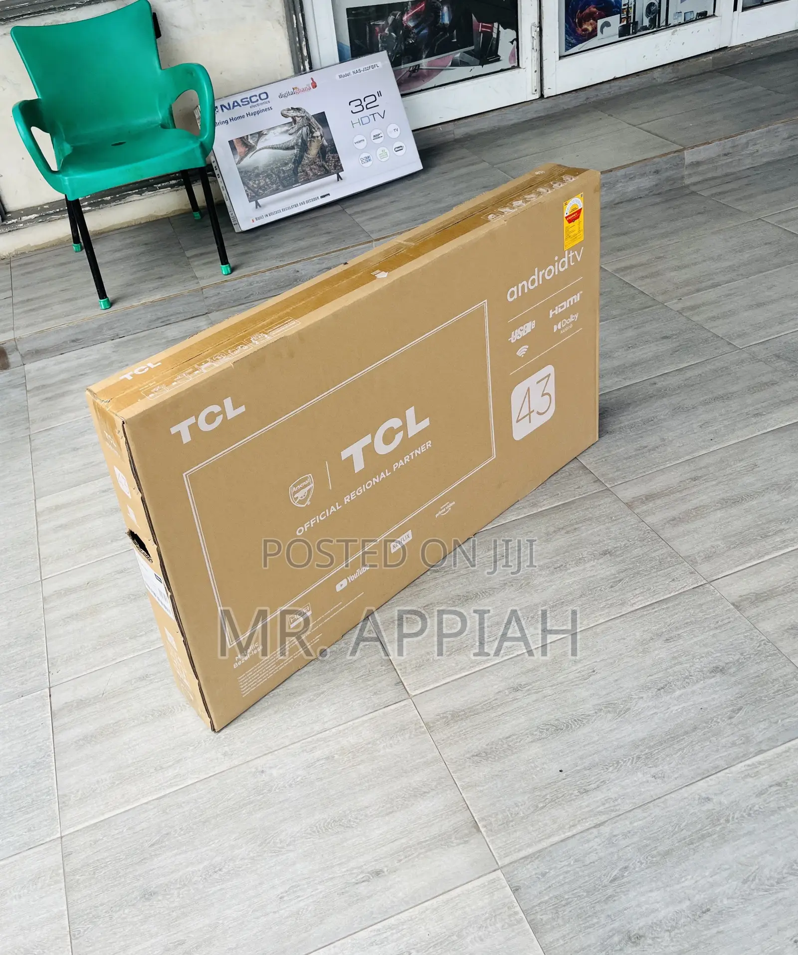 Awesome TCL 43 Inch Full Hd Smart Screen Tv(Black) 