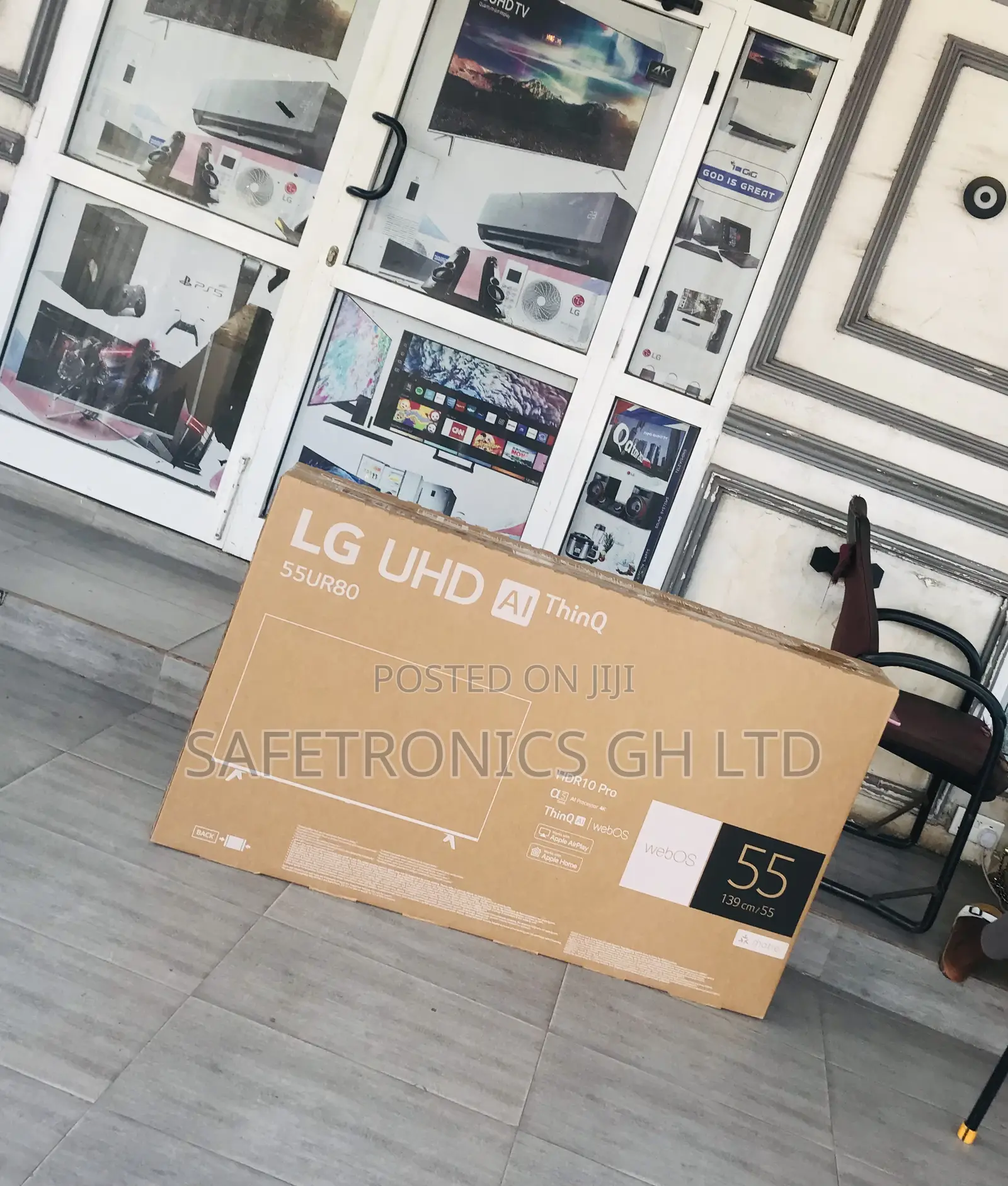 Choose (Black) Lg Smart Uhd Ur80 55 Inch Android Tv