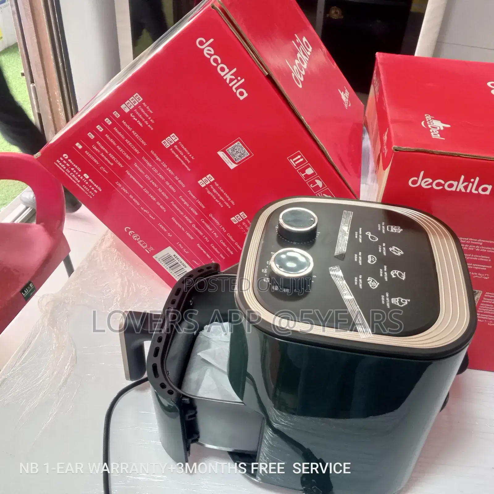 Construct Decakila Air Fryer 3.5l