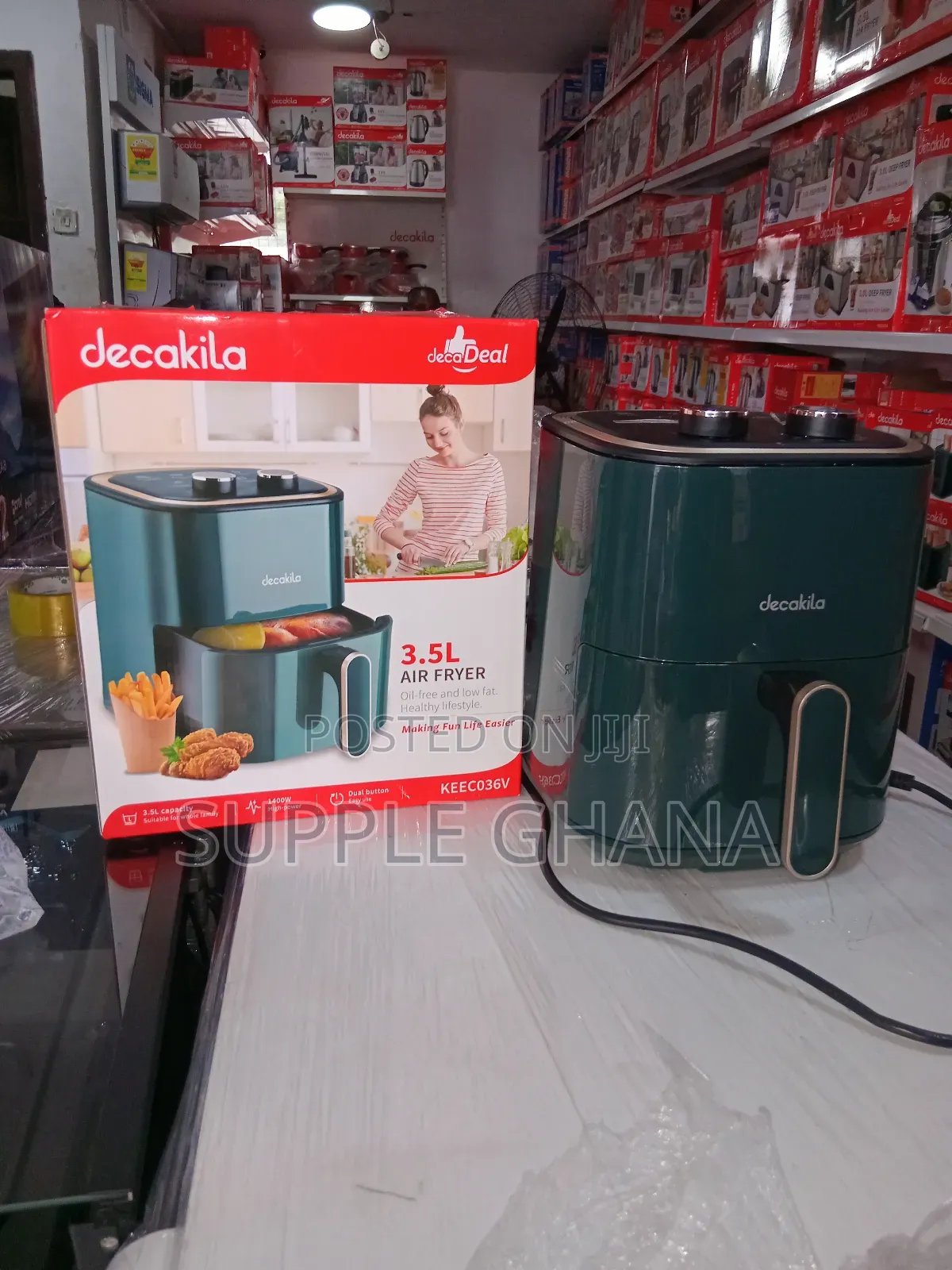 3.5l Decakila Compact Fryer, Oil Free
