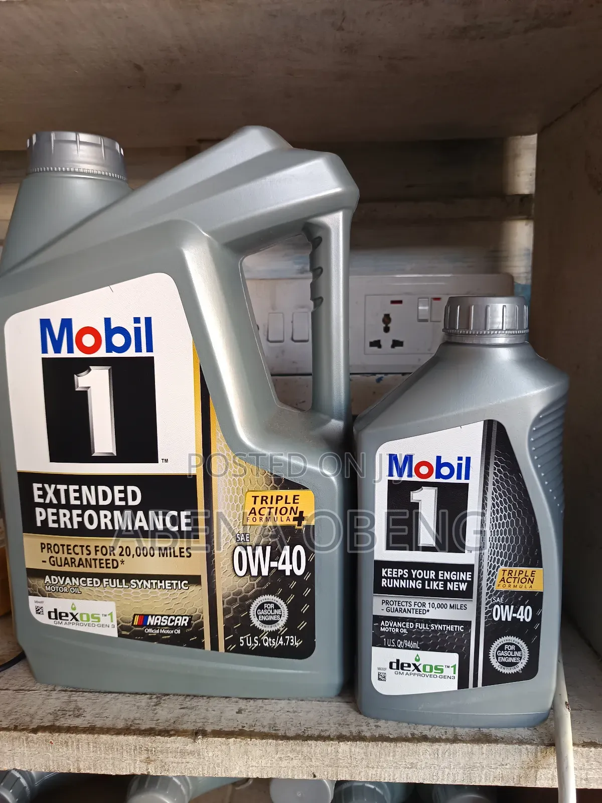 Mobil 1 0w-40 Full Synthetic Motor Oil